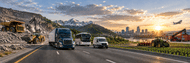 Mining haul trucks and loaders, commercial trucks and bus, delivery van, tractor, material handling equipment and aircraft across industrial, road and agricultural environments