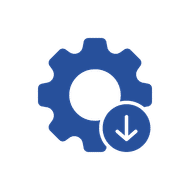 Icon representing productivity for mining and quarry operations