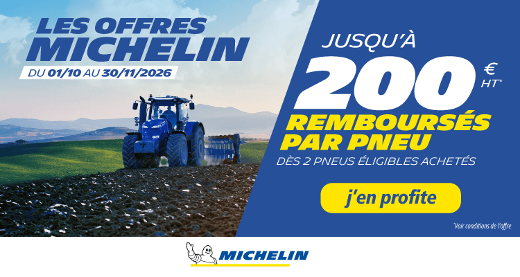 Bannière opératoin promo Michelin Agri