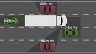 Hạn chế di chuyển vào điểm mù của xe khác