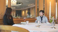 采女 華さん（左）と原田哲也氏（右）トゥールダルジャン 東京（TOUR D'ARGENT TOKYO）での食事
