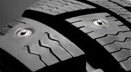 Studded Tires Closeup