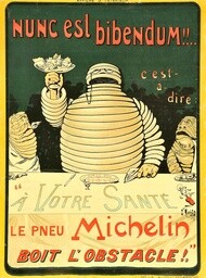 1898年オ・ギャロによるミシュラン社の初期のポスター