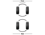 two tire rotation patterns