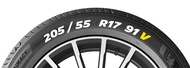 Index rýchlosti pneumatiky nájdete na bočnici pneumatiky