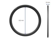 Are bikes measured discount by tire size