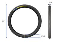 imperial bicycle tyre size measurement with 3 digits