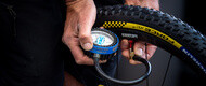 Use an MTB tyre pressure gauge for improved performance and handling