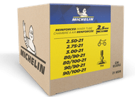 michelin 2w innertube packaging 21mdr offroad reinforced
