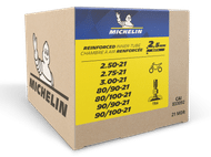 michelin 2w innertube packaging 21mdr offroad reinforced