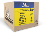 michelin 2w innertube packaging 21mdr offroad reinforced
