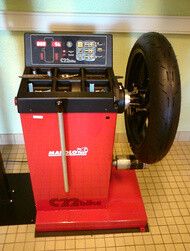 wheel balancing machine