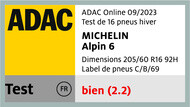michelin alpin 6 205 09 23 4c fr