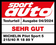 2024 Sport Auto michelin pilot sport 5 DE