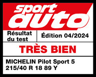 michelin pilot sport 5 sport auto 2024 fr