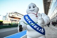 レース会場でのミシュランマン