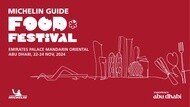 michelin guide food festival abu dhabi 2024 banner