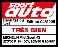 MICHELIN Pilot Sport 4 S Sport Auto - Très bien