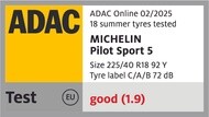 michelin pilot sport 5 225 02 25 4c eu