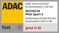 michelin pilot sport 5 225 02 25 4c nl