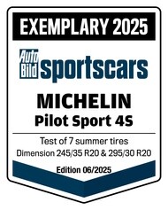 MICHELIN Pilot Sport 4S - AUTOBILD SPORTSCAR - Exemplary - 2025