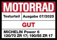 MOTORRAD Gut 07 2025 Michelin Power 6