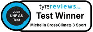 logo crossclimate 3 sport test winner