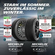 MICHELIN CrossClimate 3 und MICHELIN CrossClimate 3 Sport mit verschiedenen Auszeichnungen von Auto Bild
