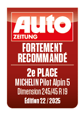 2025 Autozeitung Fortement recommandé MICHELIN Pilot Alpin 5