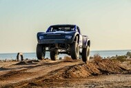 off road truck catching air