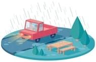автомобил публикувано инфографика дъждб полезни съвети и препоръки