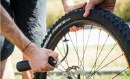bike tips and advice pressure background