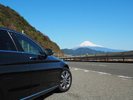 富士由比バイパスからの富士山