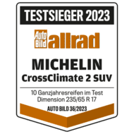 2023 michelin crossclimate 2 suv autobild allrad testsieger tfi