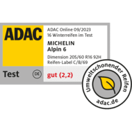 MICHELIN Alpin 6 ADAC Testsiegel Gut 2023